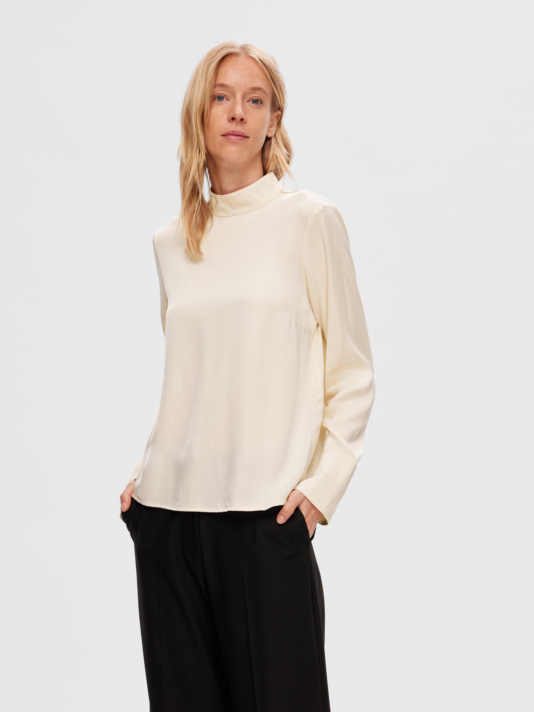 Ivy cream blouse | Selected Femme