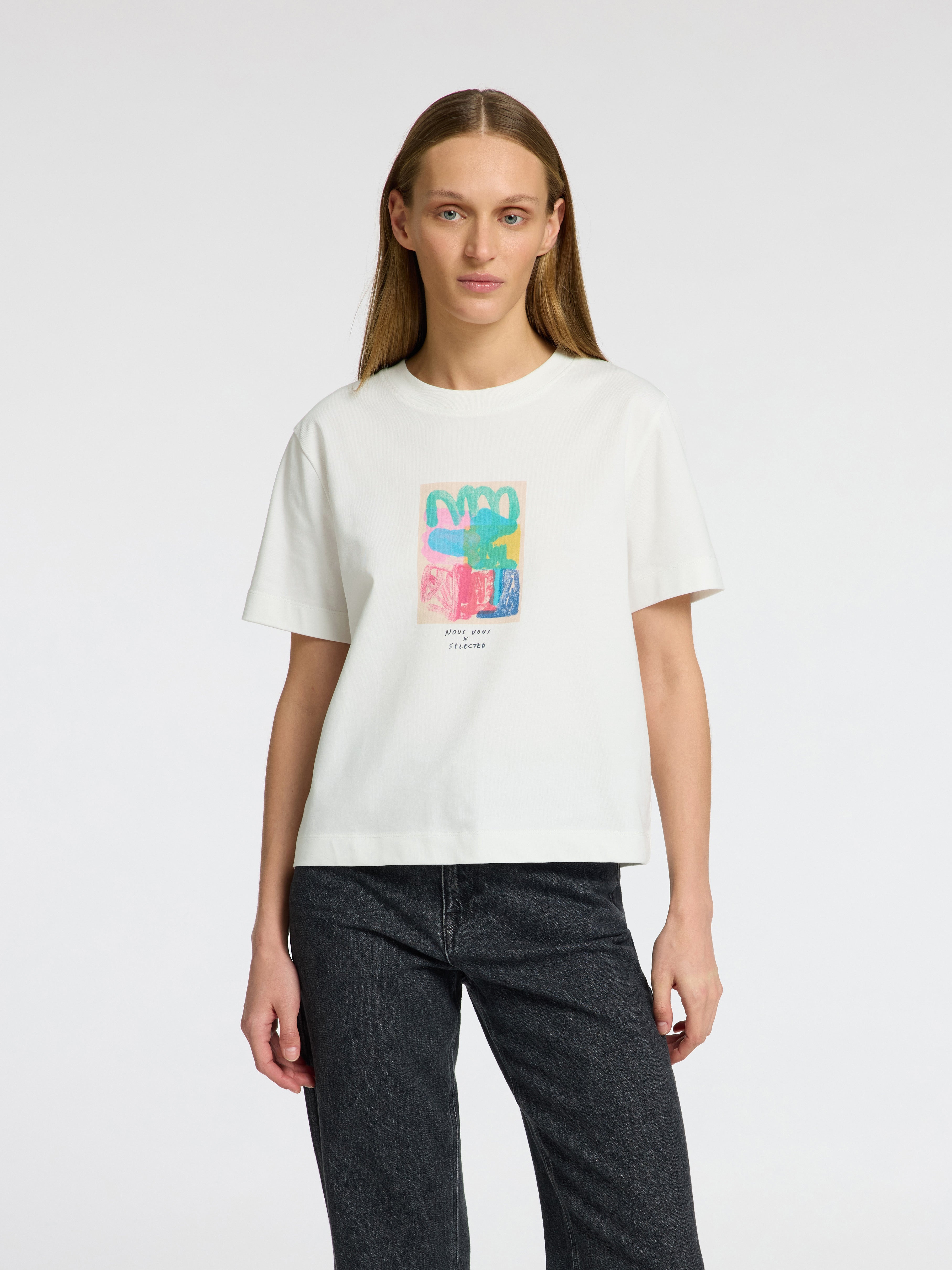 Boxy Printed Tee |SLF