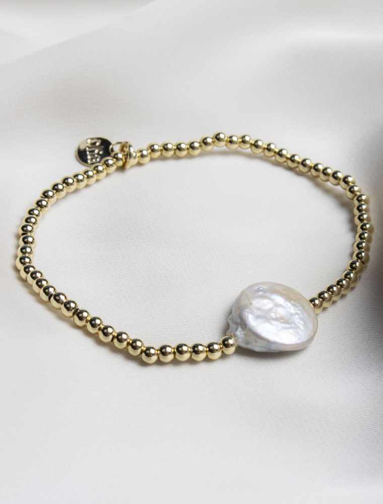 Ocean bracelet in gold - Olia