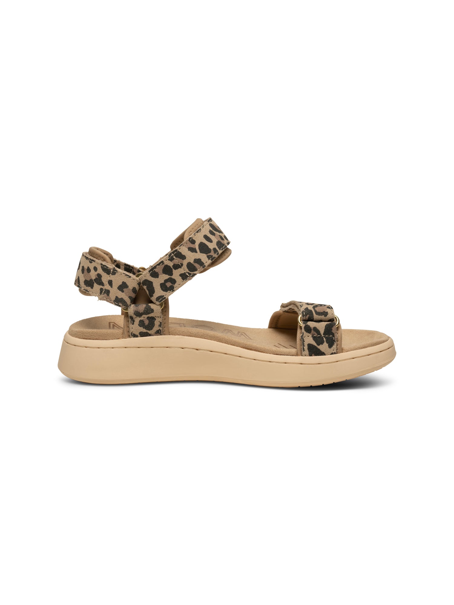 Line Suede Leopard Sandal | Woden