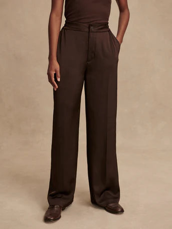 Bryden Choc Wide Leg | Varley