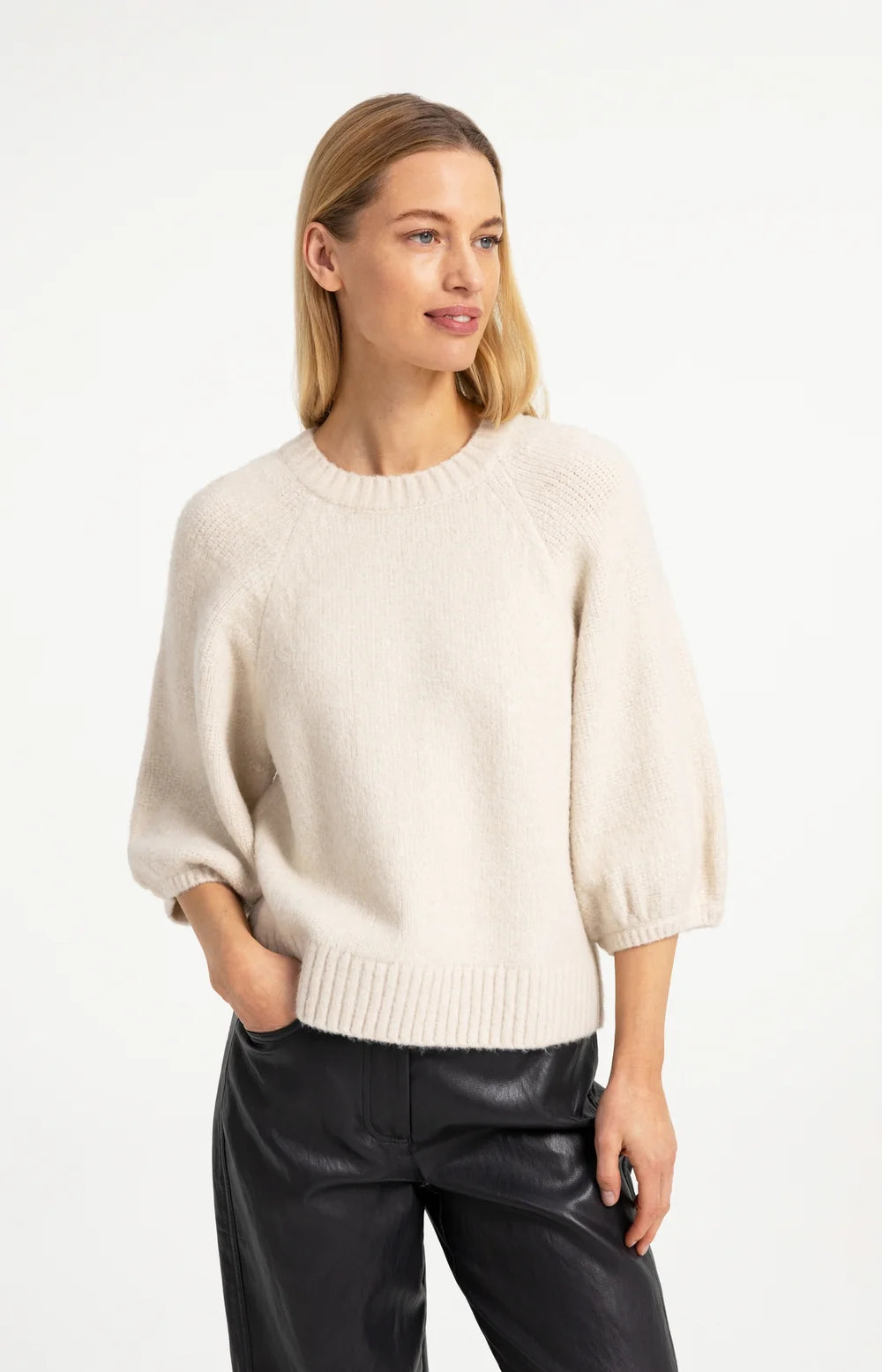 Sweater With Balloon Sleeves | Yaya