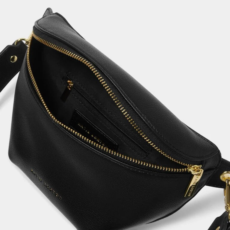 Maya belt bag in black | Katie Loxton