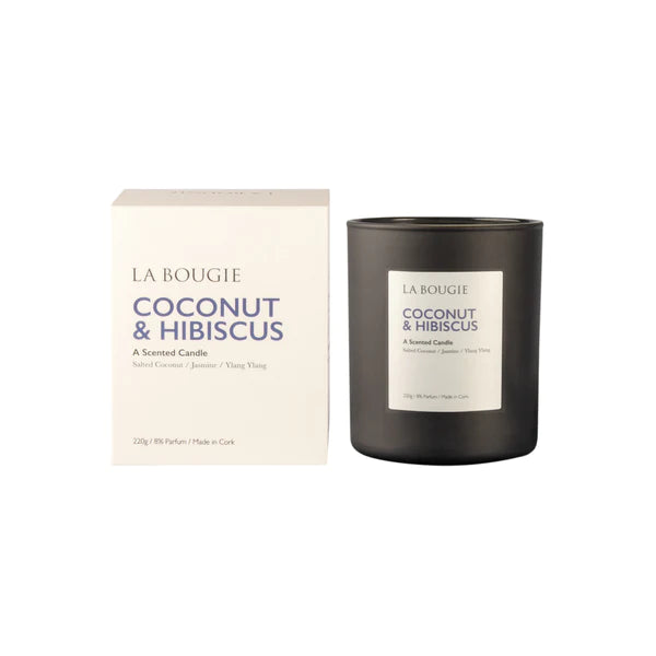 Coconut & Hibiscus candles | La Bougie