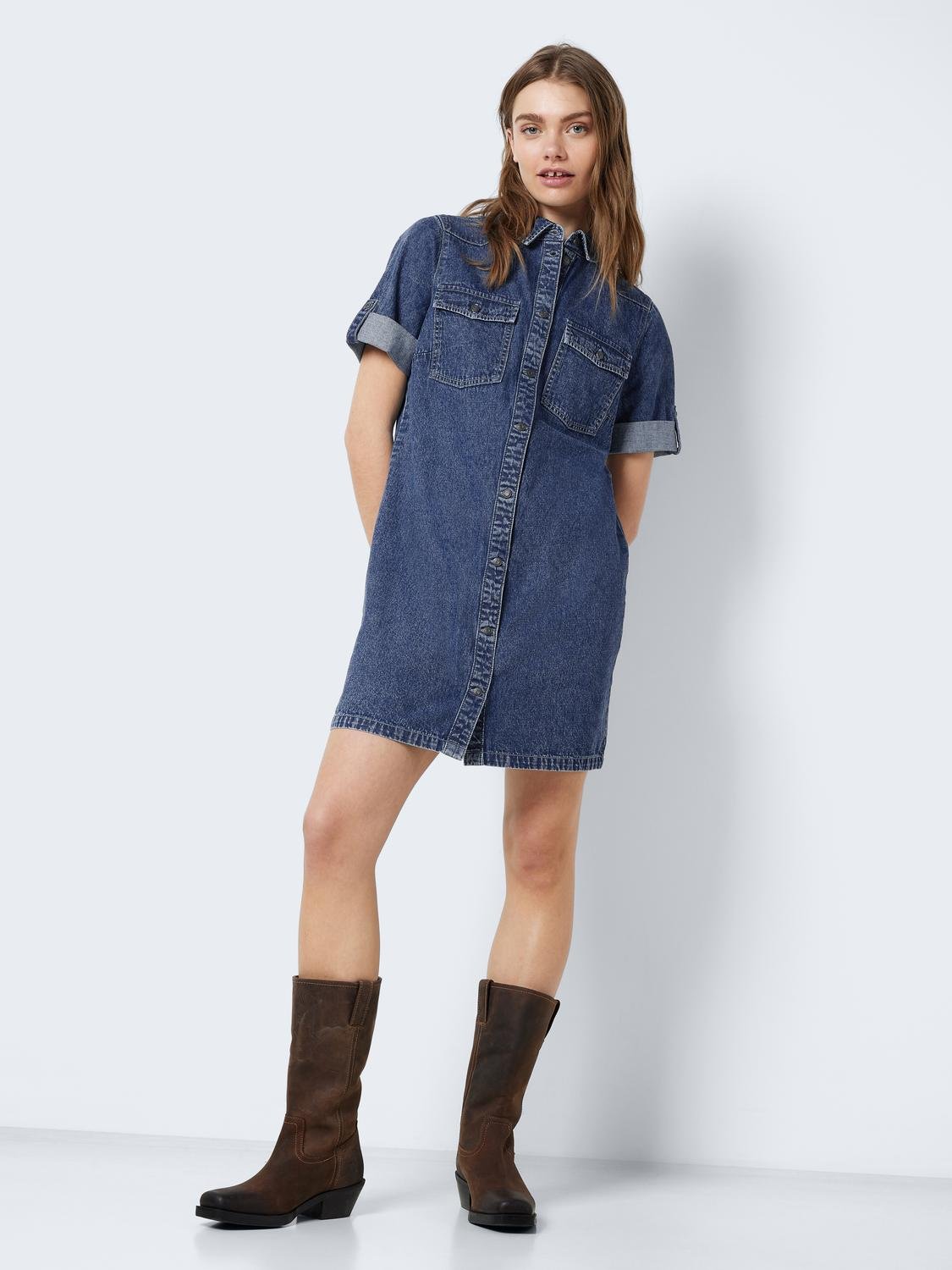 Signe Denim Dress | Noisy May