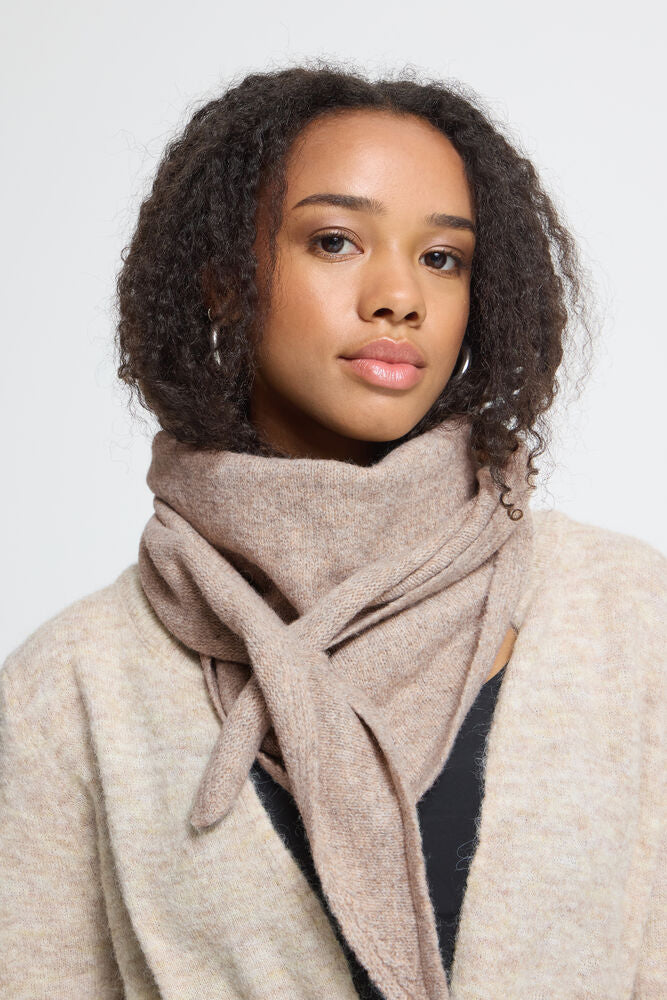 Oatmeal Iagry Scarf|Ichi