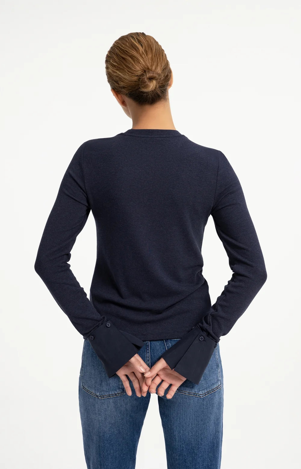 Jersey Top With Removable Cuffs | Yaya