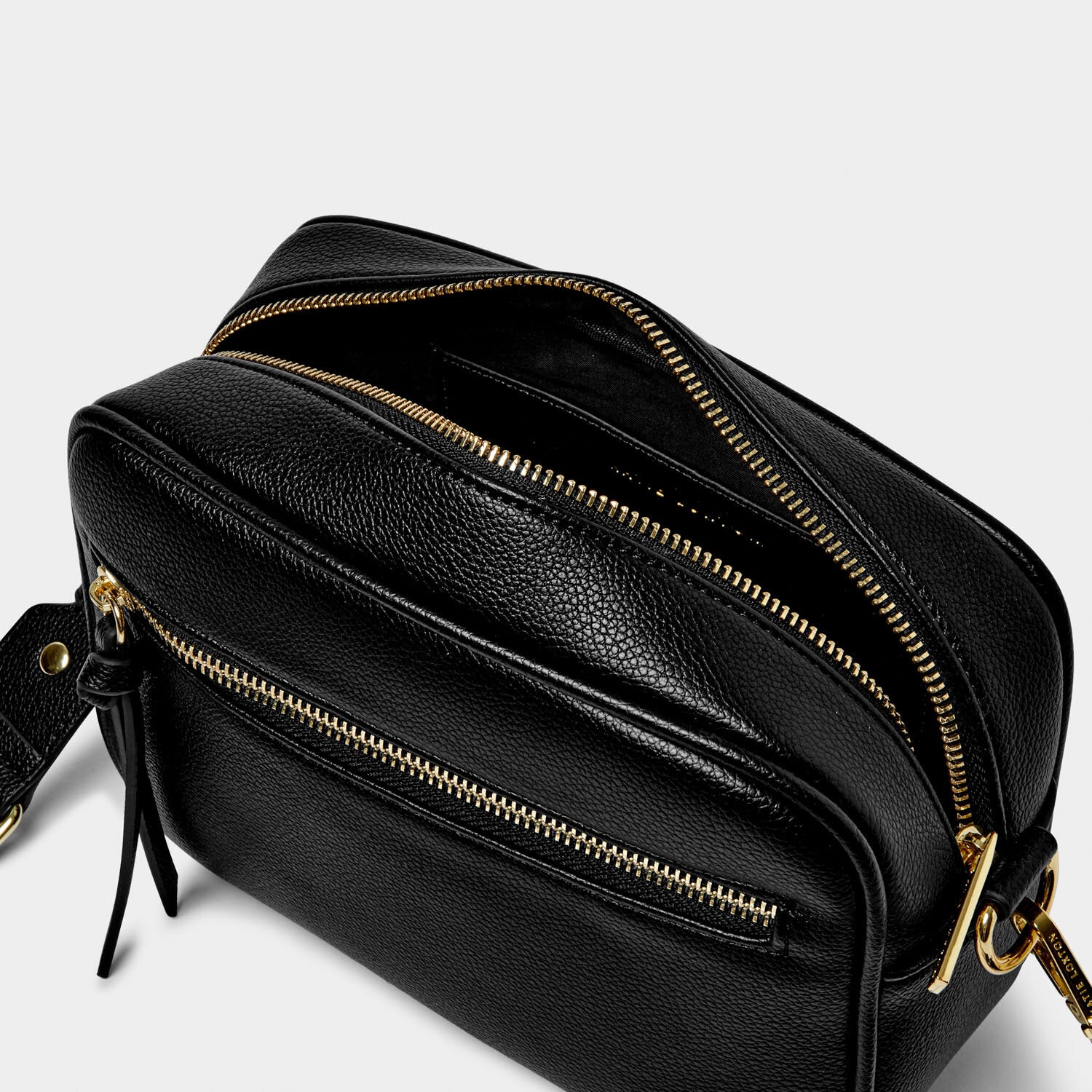 Hallie black crossbody bag | Katie Loxton