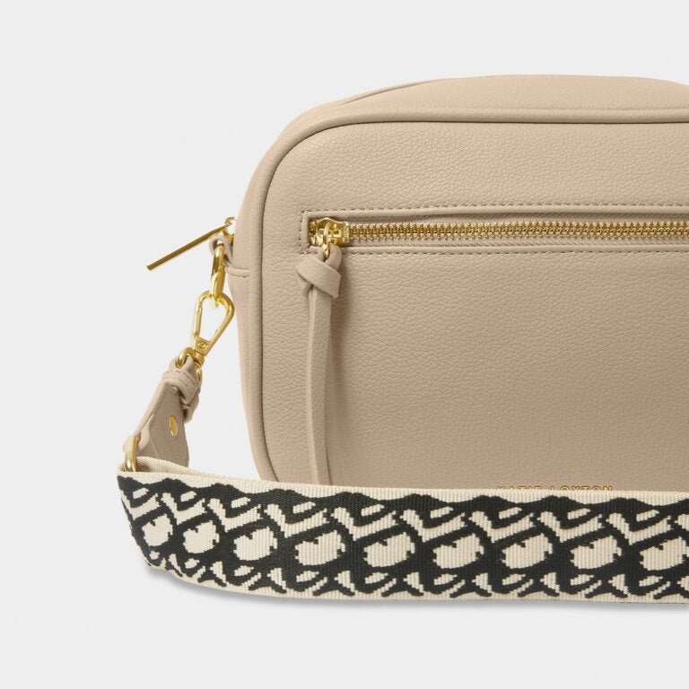 Hallie light taupe crossbody bag | Katie Loxton