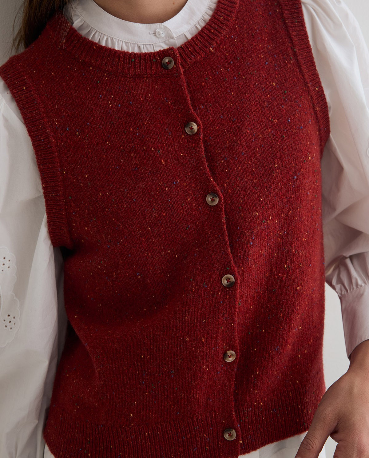 Sandy Knit Vest | Yerse