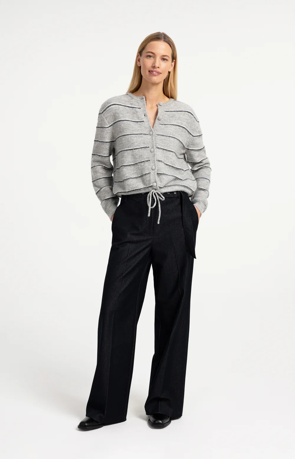 Sweater With Tie Detail | Yaya