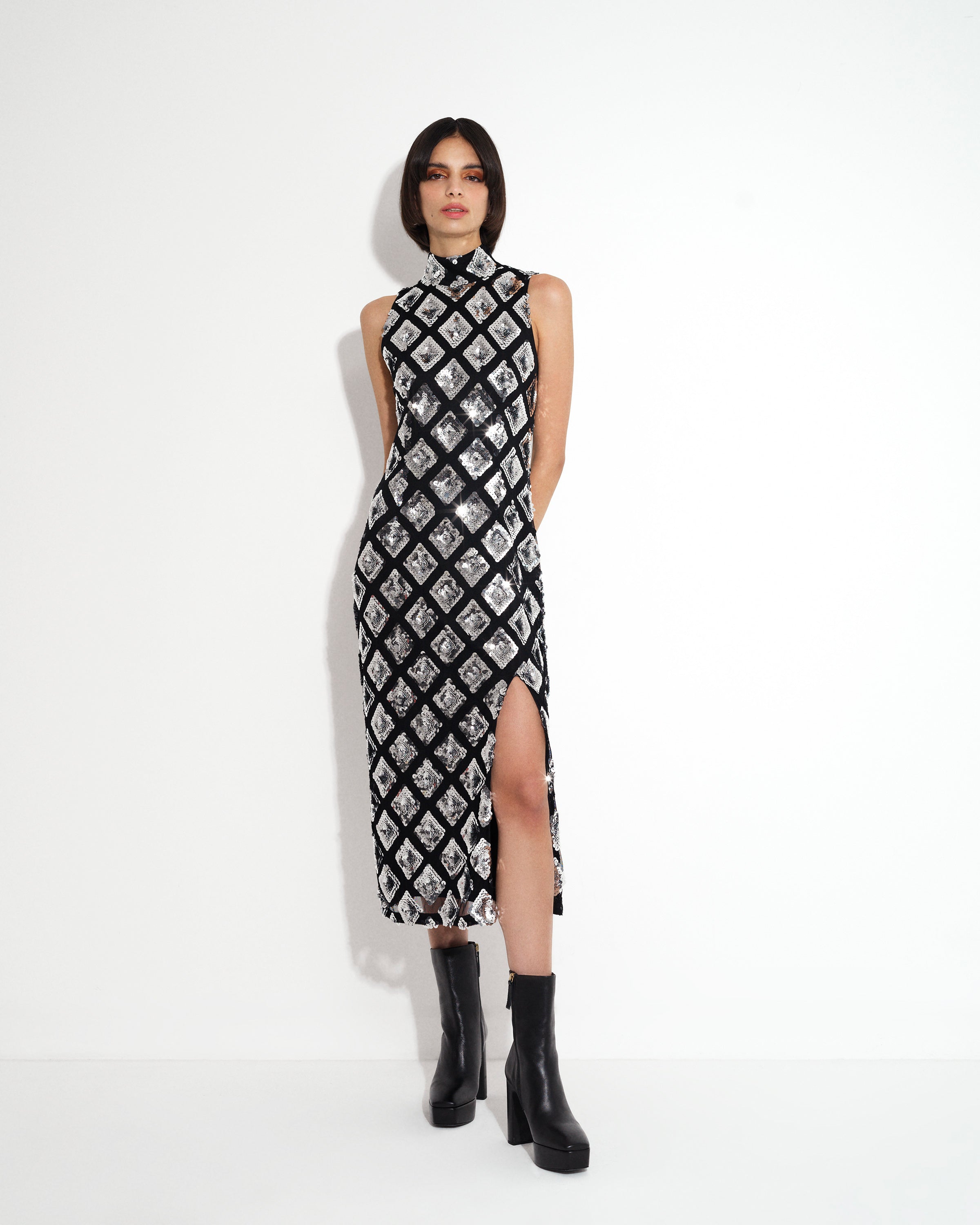 Axel embellished Midi dress | French Connection
