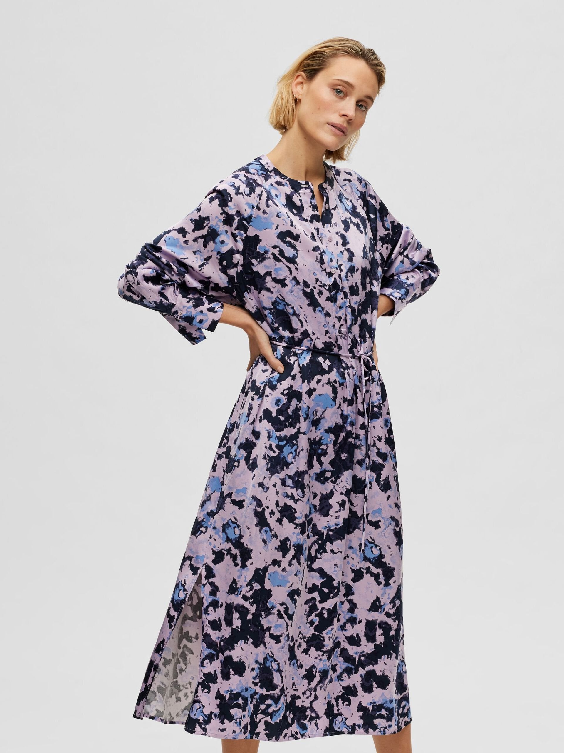 Printed Marble dress | Selected Femme