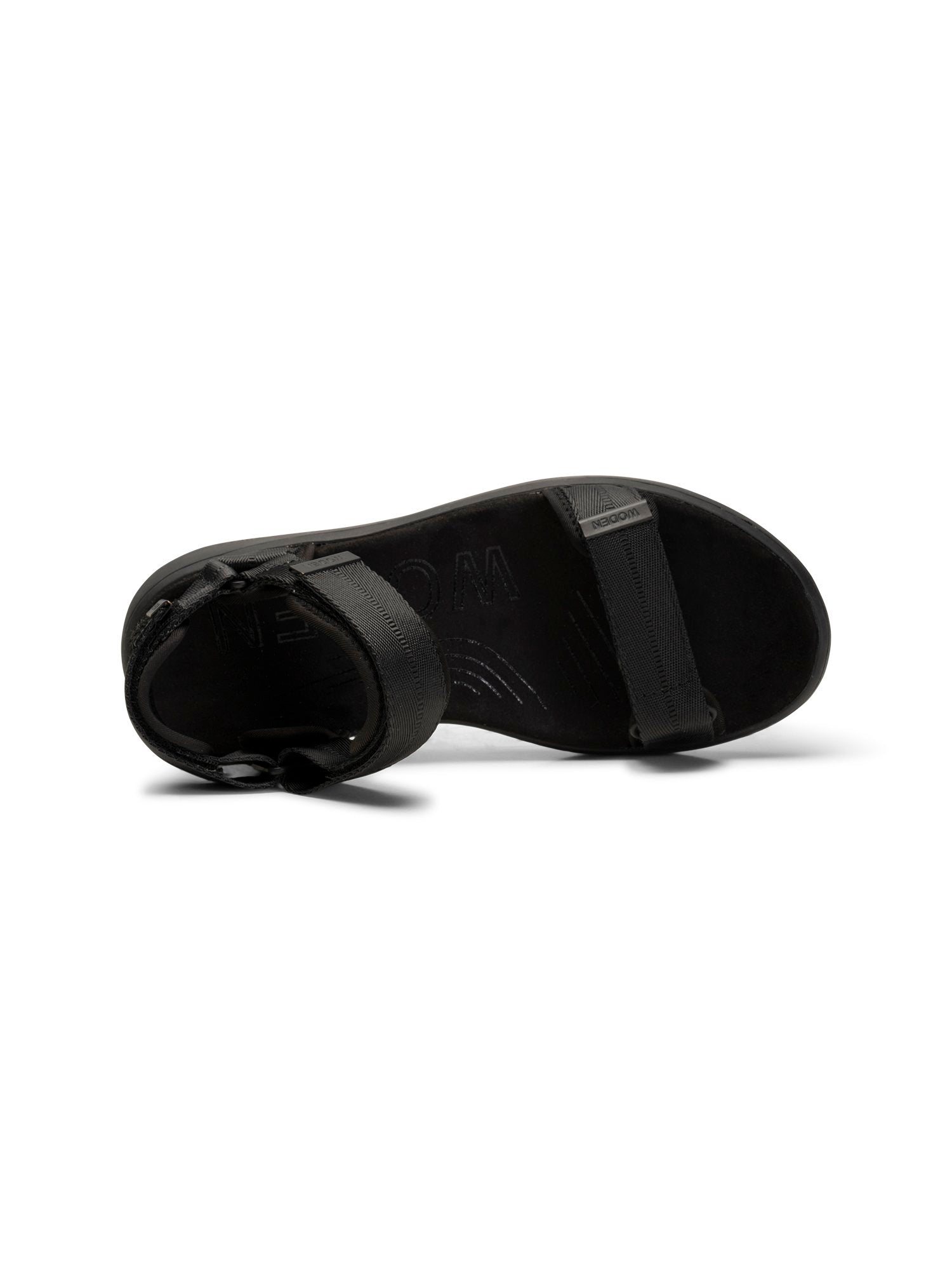 Line black black sandal | Woden