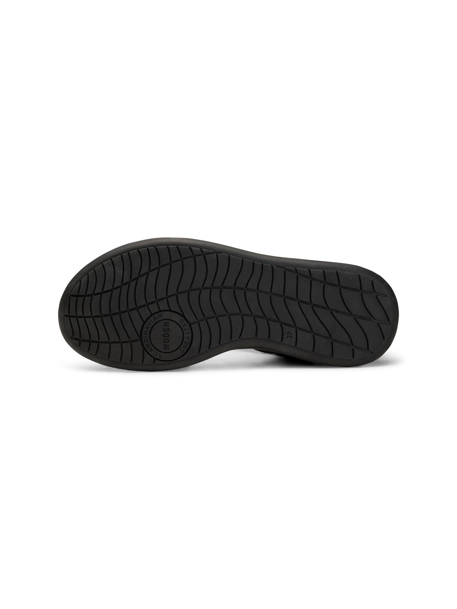 Line black black sandal | Woden