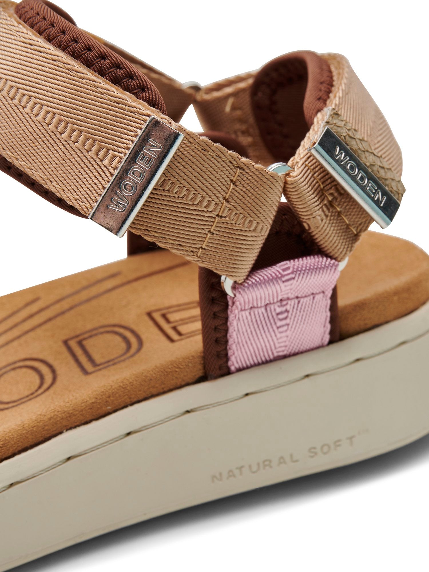 Line Multi Rose Sandal | Woden